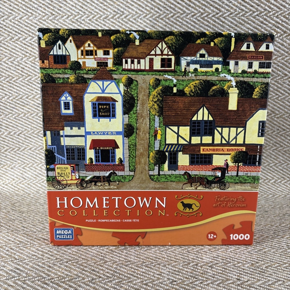 Heronim Americana 1000 Pcs Hometown Collection Puzzle "Main Street Cambria"